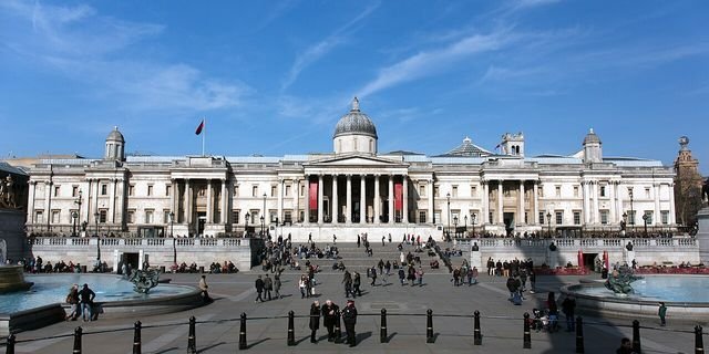 National Gallery Londra dış cephe